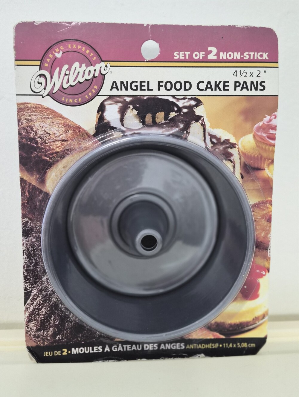Wilton Gray Non-Stick Angel Food Cake Pans (Set of 2)